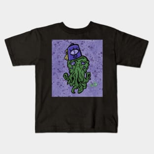 Cthulhu with Fez Kids T-Shirt